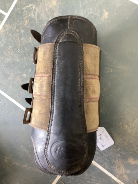 Leather  Closed front boot, Lg