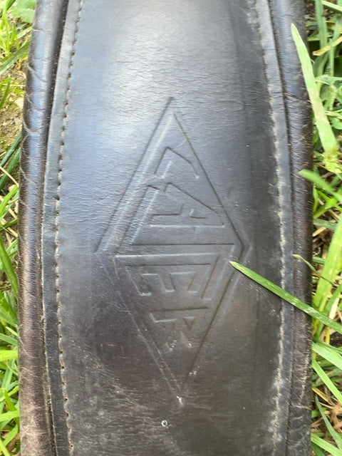 Dark Brown Laser Dressage Girth, 28"