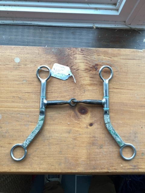 Sweet Iron  Bit with Engraved Shank, 5"