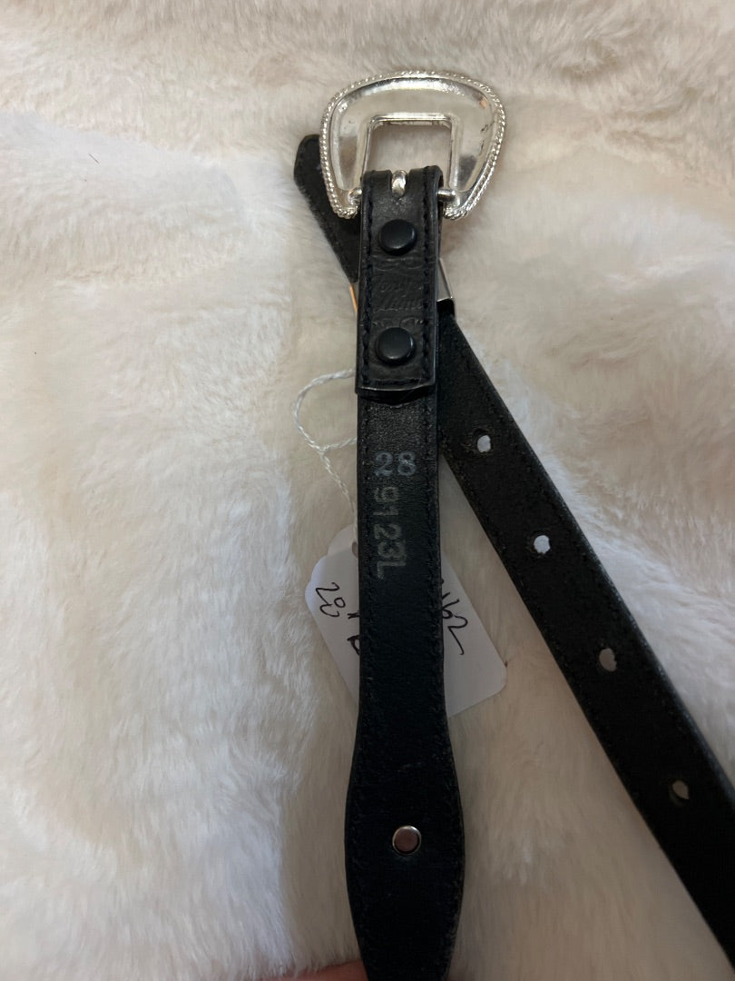 Black Tony Lama Blingy Belt, 28