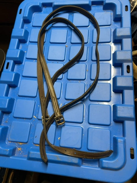 Brown Nylon Lined Stirrup Leathers, 54”