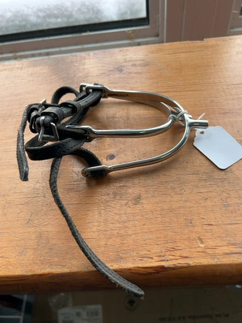 Metalab Spurs with Leathers, 1/2"