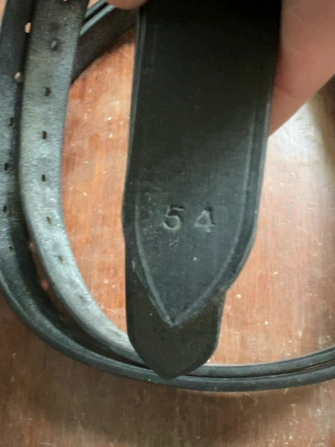 Black  Stirrup Leathers, 53”