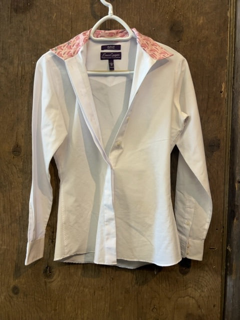 White Essex Classic Show Shirt, 32