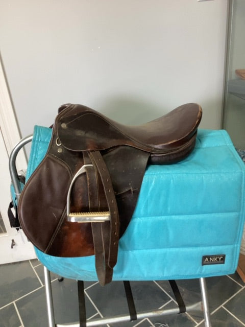 Brown  All Purpose Saddle, 17 1/2"