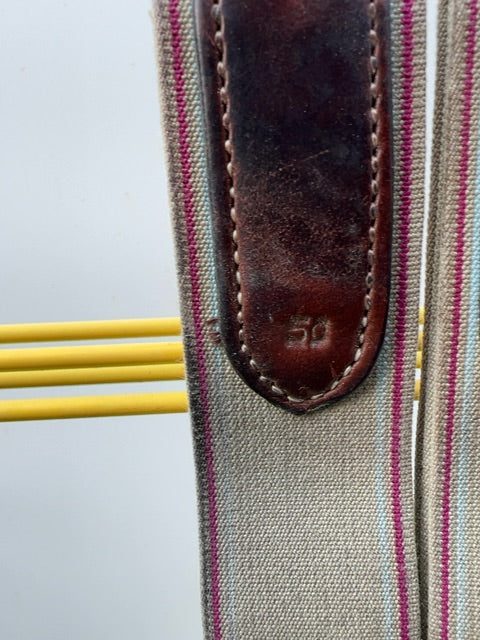 Oak Bark  Leather Girth, 50"