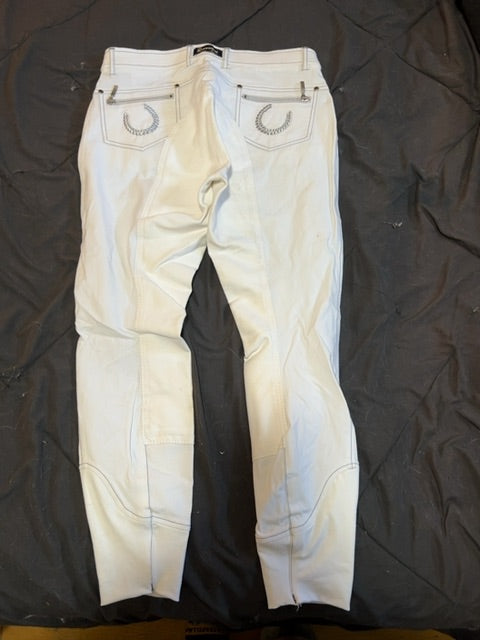 White Cavallo Corona Full Seat Breeches, 28