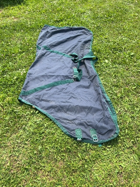 Navy Brubacher Cotton Cooler, 78”