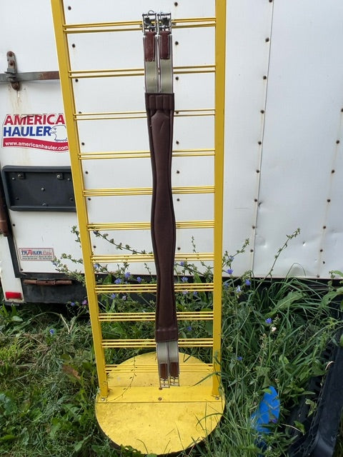 Oak Bark Ovation Fancy Stitch Leather Girth, 48"