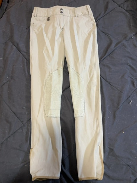 Beige Pikeur Kneepatch Breeches, 28L