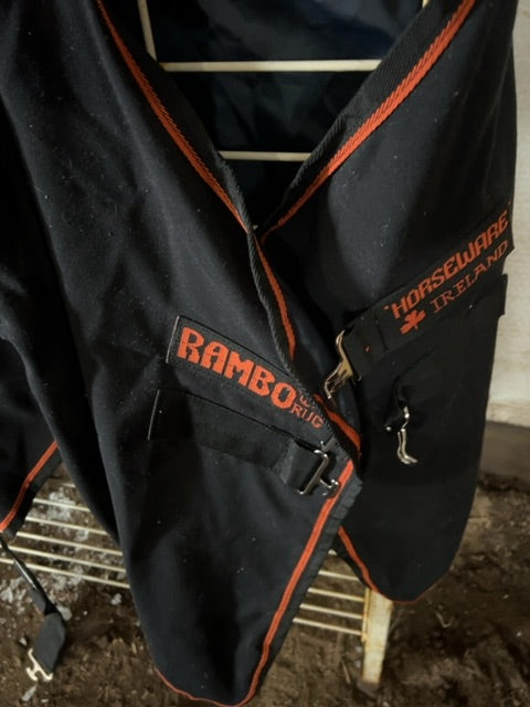 Black Rambo Ionic Stable Sheet, 81”