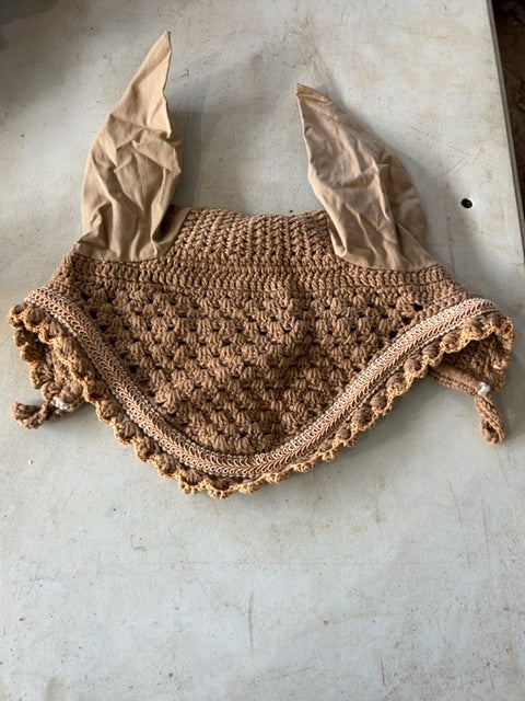 Beige  Horse Bonnets