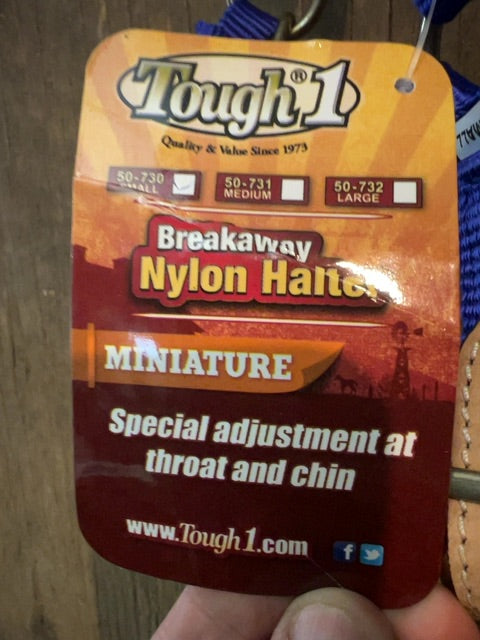 Blue Tough 1 Halter, Small mini