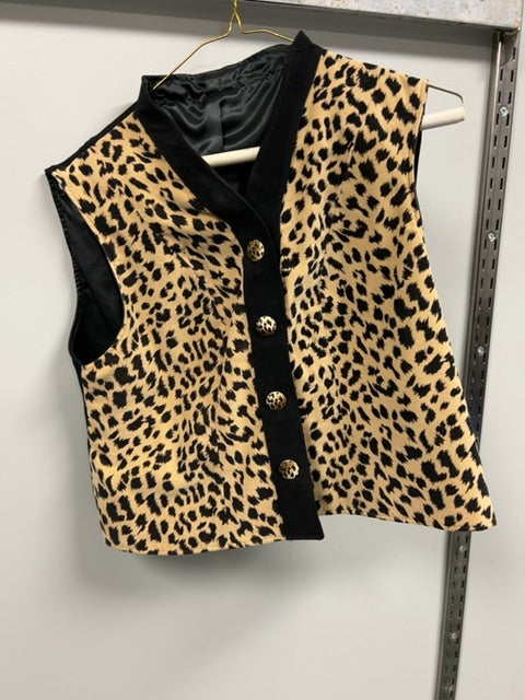 Leopard Print  Vest