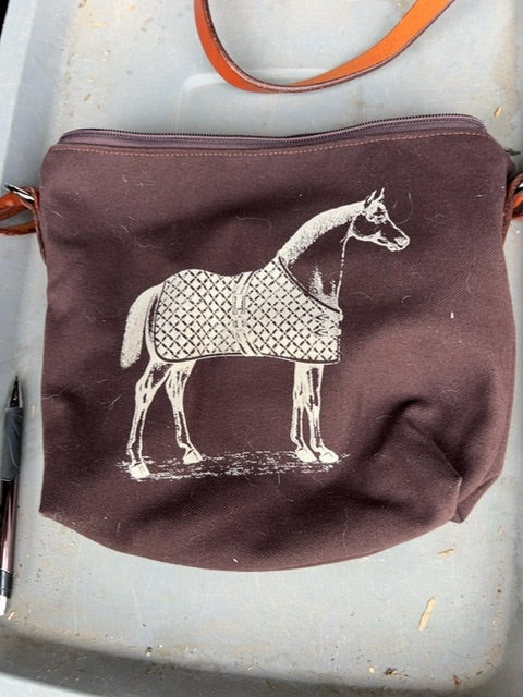 Brown Rebecca Ray Hand Bag