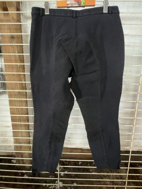 Black Hoffmeier’ Full Seat Breeches, 38