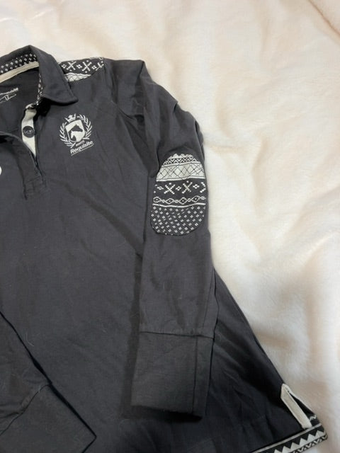 Grey Requisite Long Sleeve Polo, 12