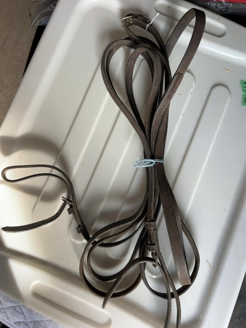 Brown Leather Draw Reins
