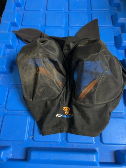 Black Fly Guard Fly Mask, Pony