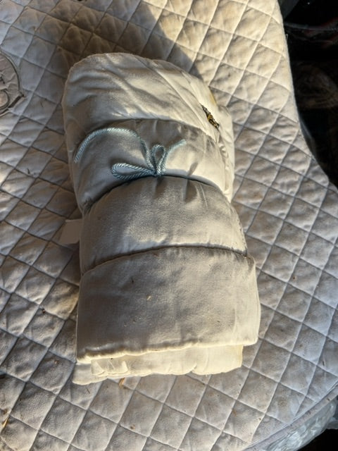 White Triple Crown Custom Pillow Quilts, 10"