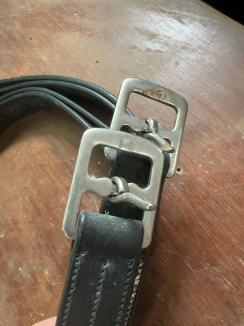 Black  Stirrup Leathers, 53”