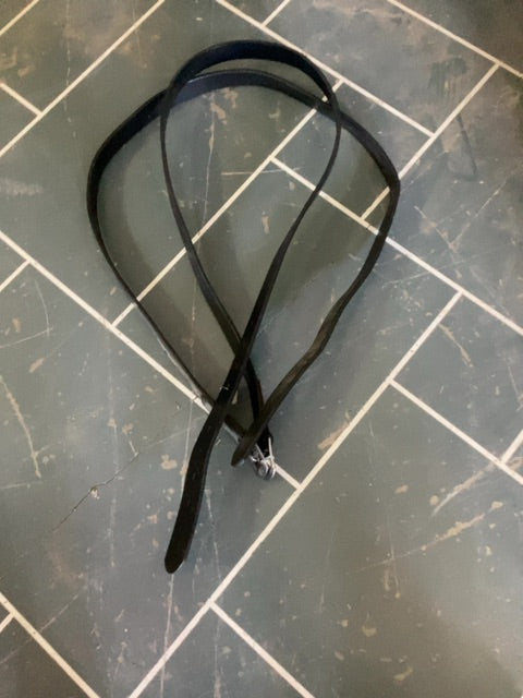 Black Passier Stirrup Leathers, 140 cm