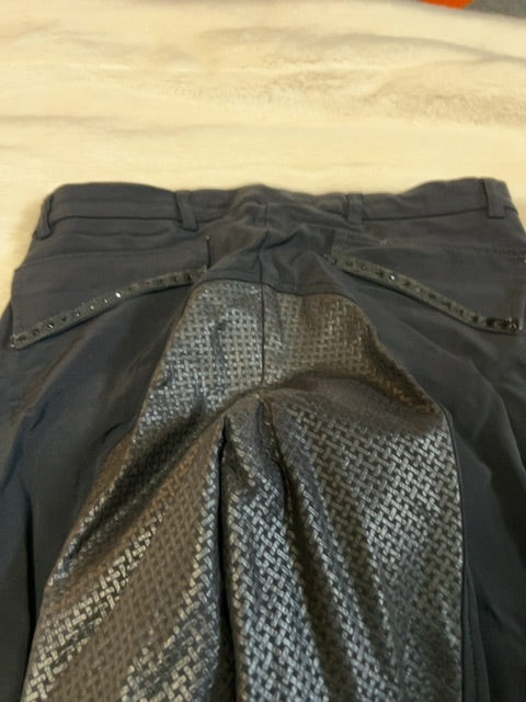 Black Kentucky Full Seat Breeches, 26