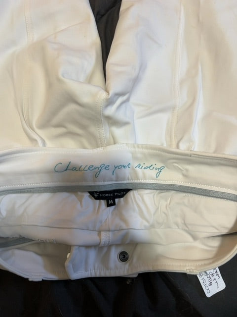 White Horse Pilot Kneepatch Breeches, Medium