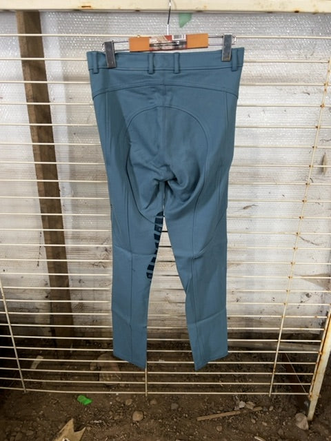 Blue Elation Red Label Kneepatch Breeches, Medium