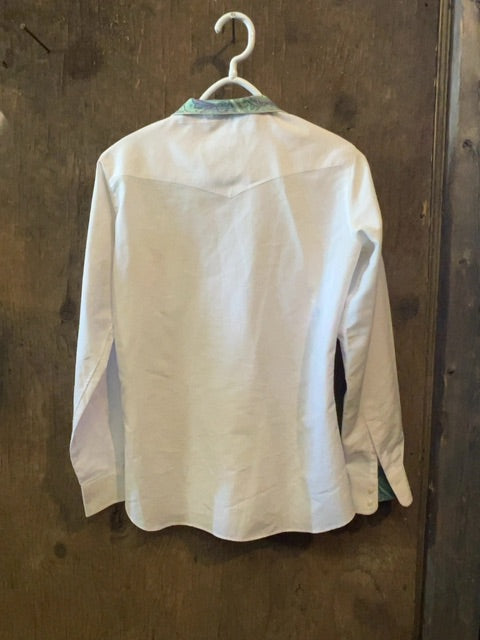 White Essex Classic Show Shirt, 36