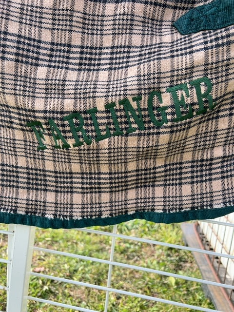 Green Plaid Baker Heavy, 68”