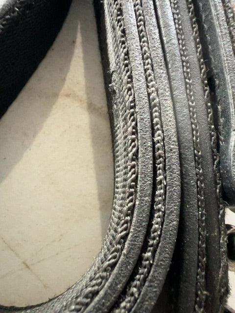 Black Fouganza Stirrup Leathers, 57”