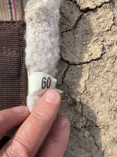 Brown Shedrow Fuzzy Girth, 60"