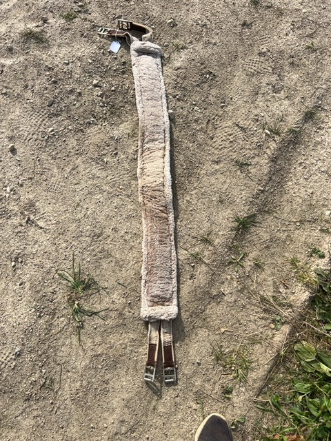 Brown Shedrow Fuzzy Girth, 52"