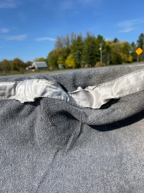 Grey/Silver Equi Theme Fleece Cooler, 72"