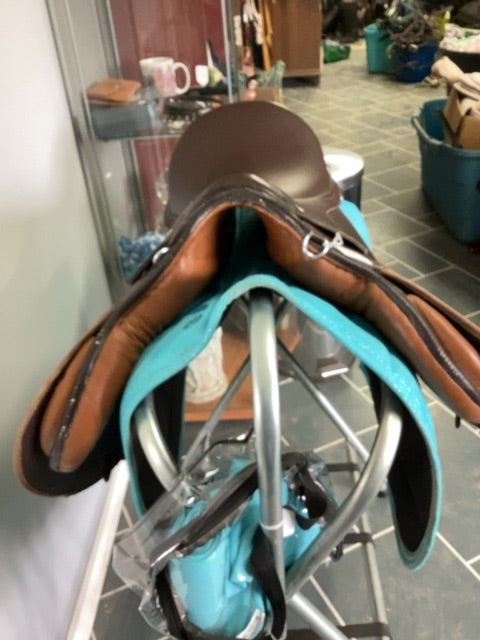 Brown All Purpose Saddle, 17”
