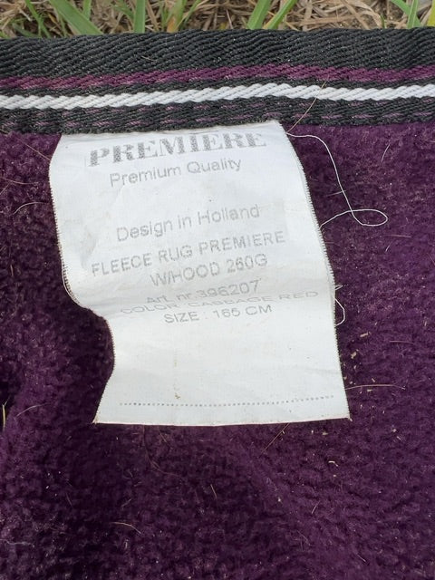 Purple Premiere 260 gm Fleece Stable, 165 cm (65”)