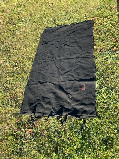 Black Canadian Horsewear Wool Cooler, 84”x90”
