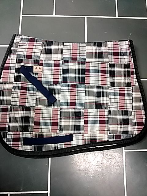 Plaid Equine culture Saddle Pad, Full