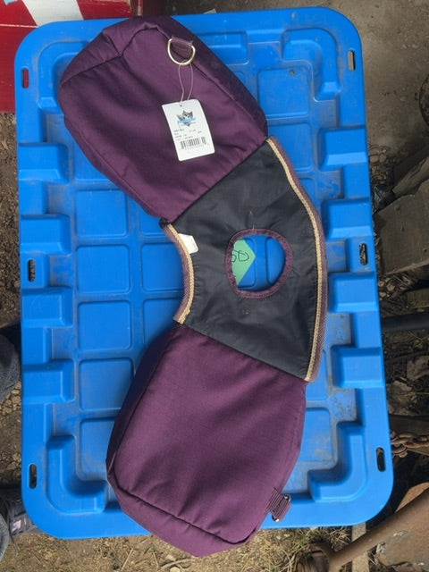 Purple Kensington Horn Bag