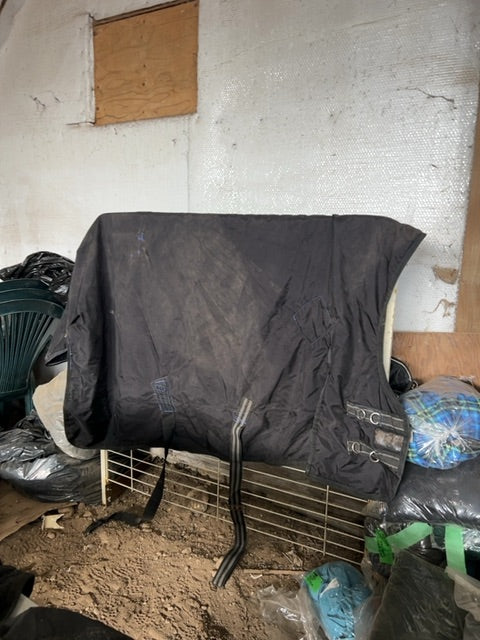 Black Canadian Horsewear Maxim Winter Turnout, 69”