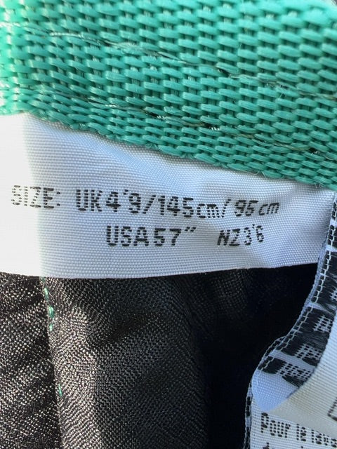 Black with Teal Weatherbeeta Winter Turnout, 57”