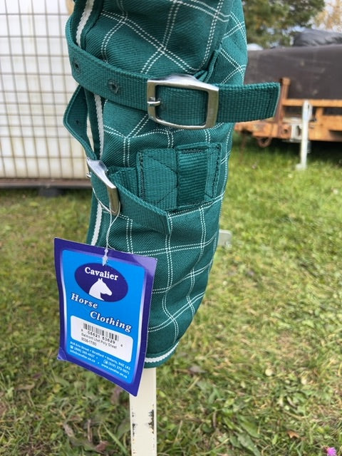 Green Check Cavalier Belmont Lightweight Poly Sheet, 80"