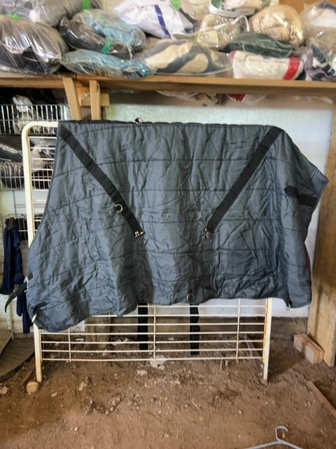 Charcoal  Stable Blanket, 80"