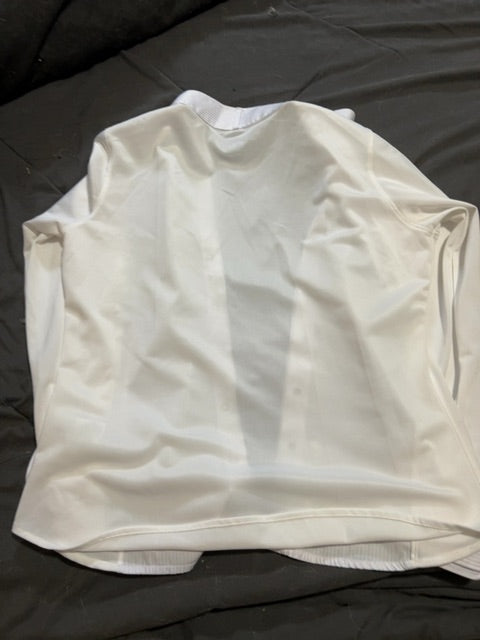 White Elation Platinum Show Shirt, 16