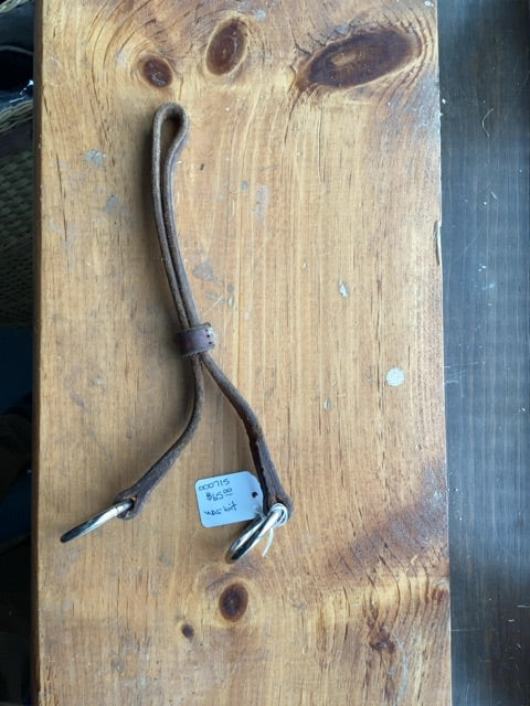 Leather  War Bit with Long Straps