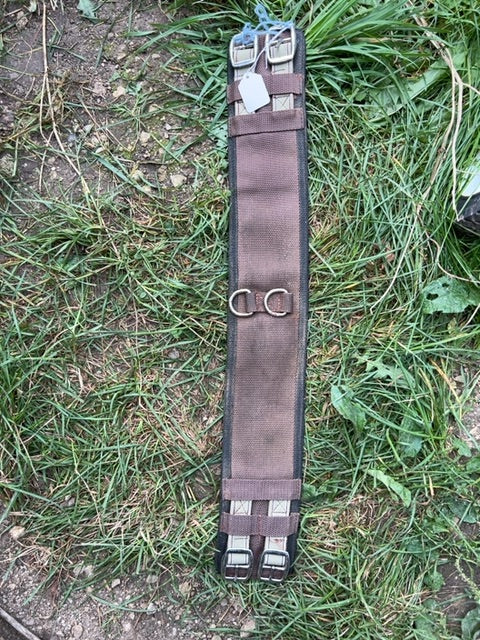 Brown  Neoprene Dressage Girth, 26"
