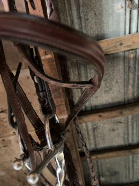 Brown  Bridle with 5" Slow Twist Full Cheek, Full
