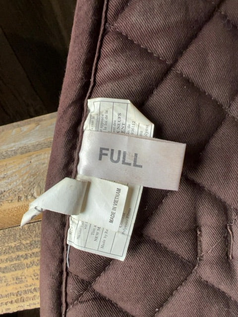 Brown Shedrow Saddle Pad, Full