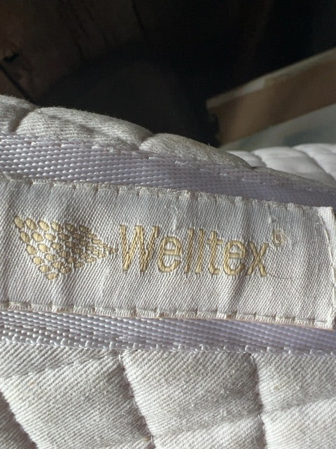 White Back on Track Saddle Pad, Full